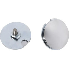Fairing Mirror Hole Plugs Chrome