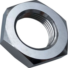 Chrome Axle Nut Silver