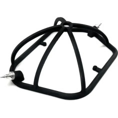 Open Carbon Fiber Air Cage Black