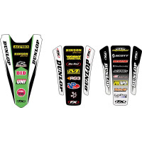 Rear Fender Graphics Black, Green