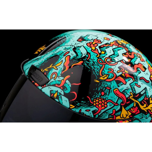 Airform Munchies Mips Helmet Green, Orange, Blue