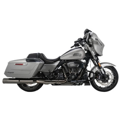 Hi-output Slip-on Mufflers Dark Chrome