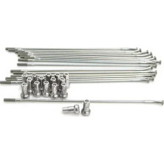 Spoke And Nipple Replacement Kit Silver