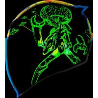 Airflite Bugoid Blitz Helmet Multi, Blue