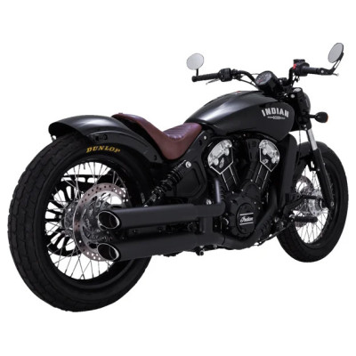 Twin Slash 3 Slip-on Mufflers Black