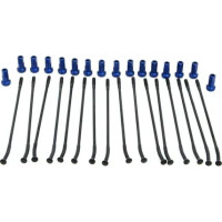 Spoke And Nipple Replacement Kit Black, Blue