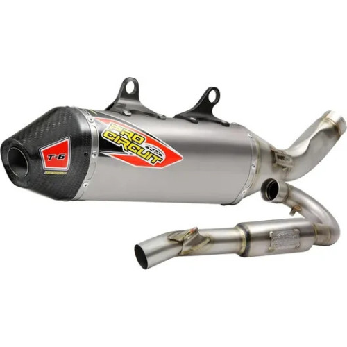 T-6 Euro Exhaust System Ss-ti-cf Black