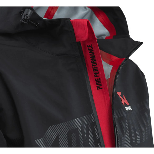 Corpo Rain Jacket Red, Black