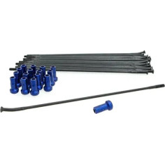 Spoke And Nipple Replacement Kit Black, Blue