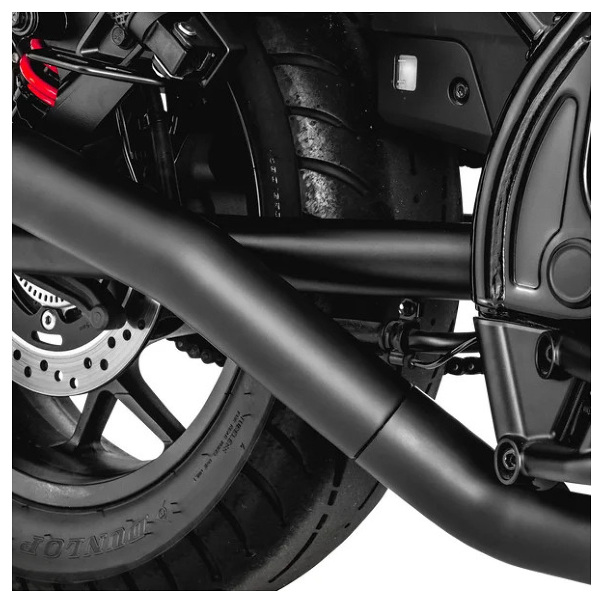 Hi-output Slip-on Muffler Black, Matte Black, Ceramic
