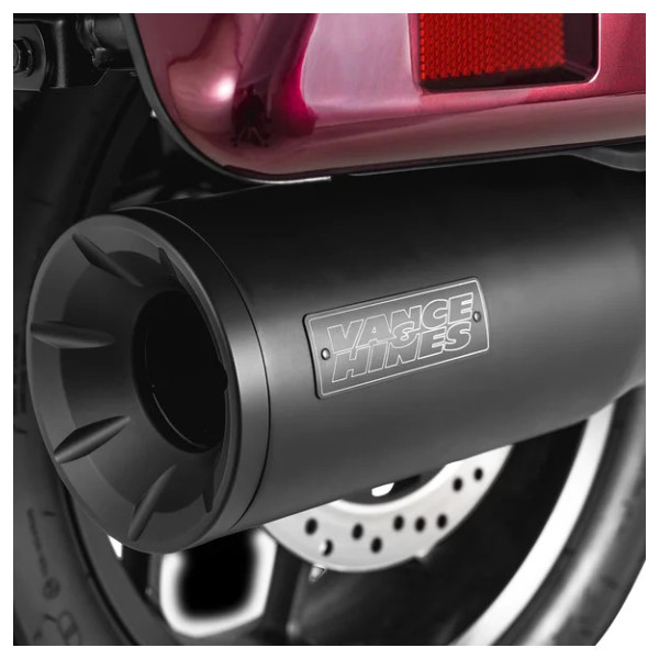 Hi-output Slip-on Muffler Black, Matte Black, Ceramic