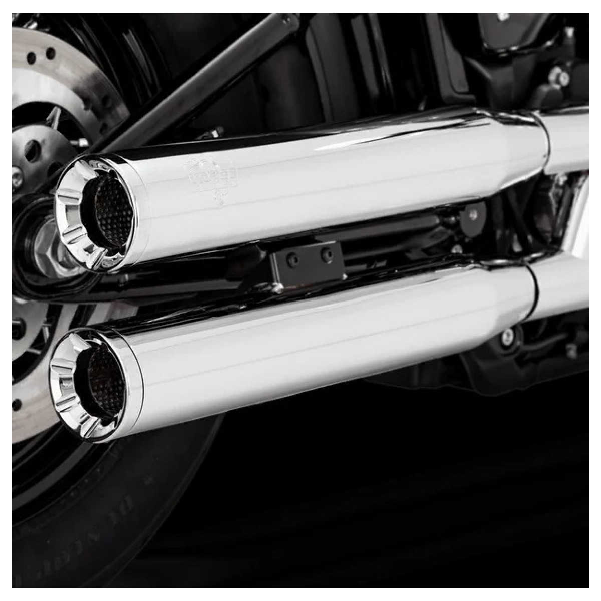 Eliminator 300 Slip-on Mufflers Chrome
