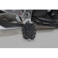 Evolution Footrest Black, Silver