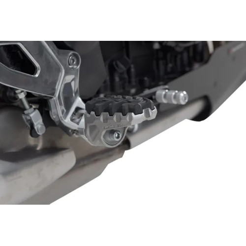 Evolution Footrest Black, Silver