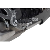 Evolution Footrest Black, Silver
