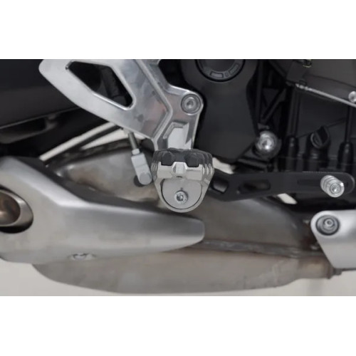 Evolution Footrest Black, Silver