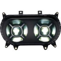 Double-x Led Headlight Black