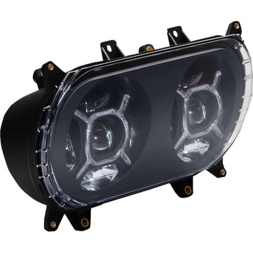 Double-x Led Headlight Black