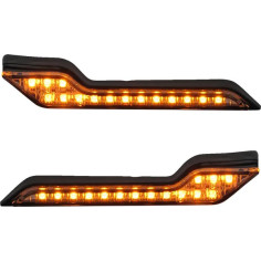 Indicator Light Amber Led Black