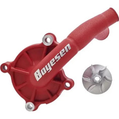 Supercooler Water Pump Cover & Impeller Kit Red