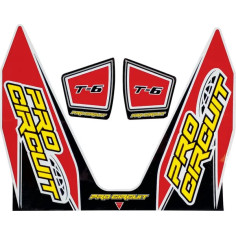 T-6 Exhaust Decals Red