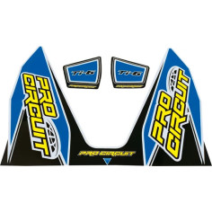 Ti-6 Exhaust Decals Blue