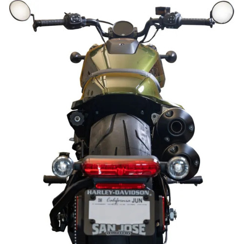 1 Lift Kit - Shock Extension For Sportster S Black, Powder-coated