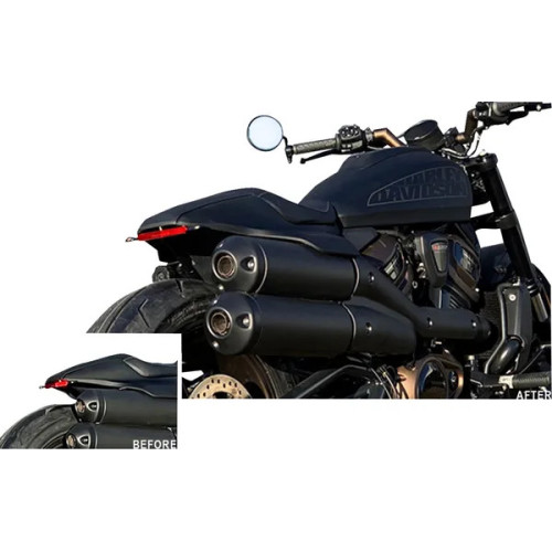 1 Lift Kit - Shock Extension For Sportster S Black, Powder-coated