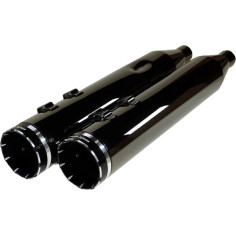 4-1-2 Hp-plus Slip-on Mufflers Black, Eclipse