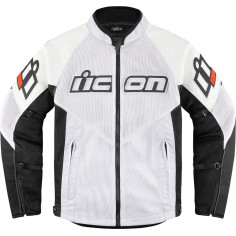 Mesh Af Leather Jacket White