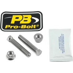 Titanium Axle-chain Adjuster Nut & Bolt Set Natural