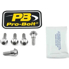Stainless Steel Brake Rotor Mounting Bolt Kit Silver