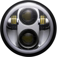 Proglow Led Headlamp With Color Changing Halo Chrome