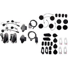 50r Low Profile Mesh Intercom Headsets Black, Silver