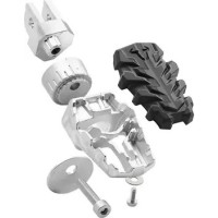 Evolution Footrest Black, Silver