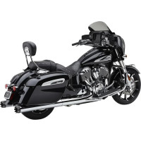 Dual Cut Slip-on Mufflers Chrome