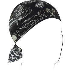Flydanna Cotton Headwrap Black