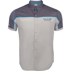 Drag Specialties Button Down Short Sleeve Gray
