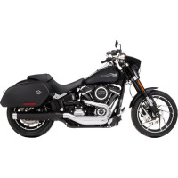 4 Muffler Slip-on For Softail Sport Glide Black