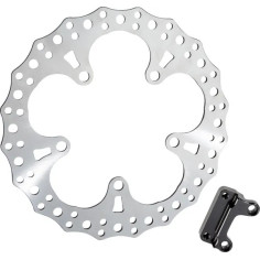 Jagged Floating Rotor Silver