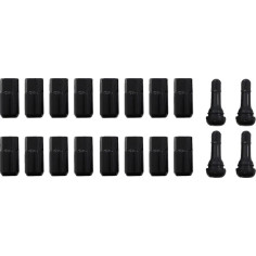 Replacement Atv-utv Wheel Lug Nuts With Valve Stems Black