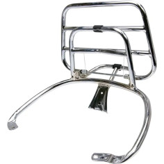 Rear Folding Luggage Rack Silver