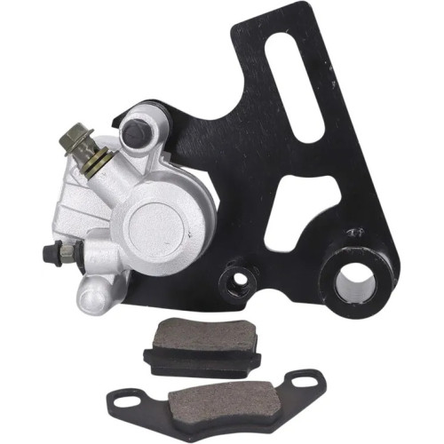Rear Brake Caliper With Adapter For Rieju Rrx, Mrt, Derbi Gpr Black, Silver, Aluminum
