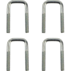 Plow Replacement U-bolts Silver