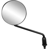 Round Mirror Black, Matte