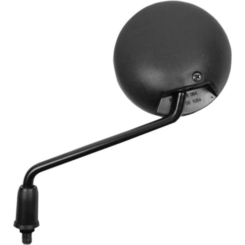Round Mirror Black, Matte