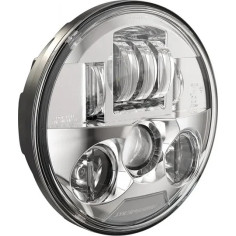 5 3-4 Led Headlight Chrome
