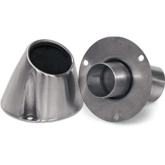 Replacement End Cap With Quiet Tip Aluminum, Billet