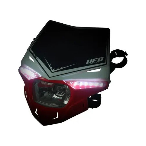 Dual Color Stealth Headlight Red, White