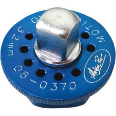 T-6 Combo Lever Adapter Blue, Chrome